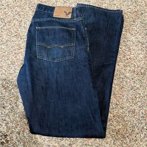 American Eagle Outfitters Blue Straight Jeans Timeless Design
